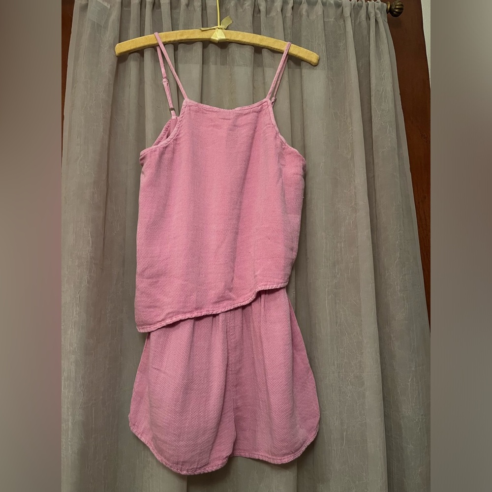 O’Neil pink romper -small